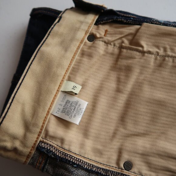 Rag & Bone Raw Selvedge Denim Jeans – Made in USA (Size 29, Kaihara Mills) - Picture 4 of 7
